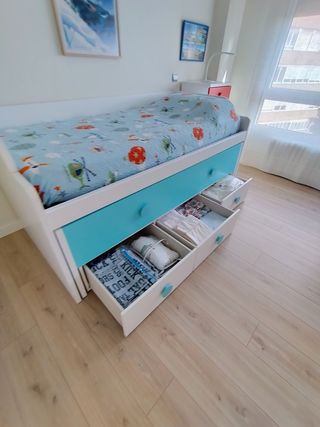 Cama nido infantil-juvenil.