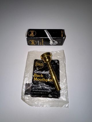 A ESTRENAR Boquilla Trompeta Bach 1C Oro