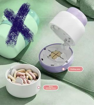 Pastillero y cortador de pastillas