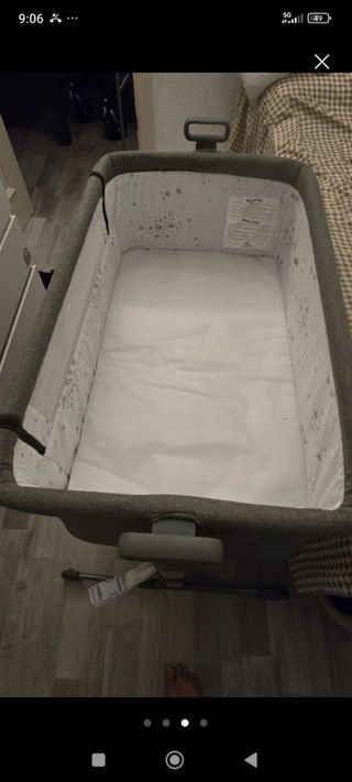 Cuna colecho regulable casi nueva