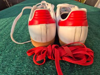 Zapatillas Adidas Mujer Blancas y Rojas