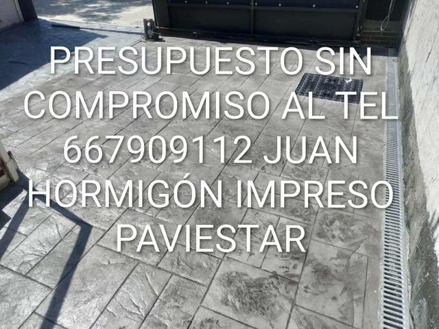 Hormigón impreso y pulido