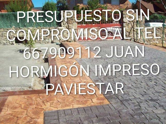 Hormigón impreso y pulido