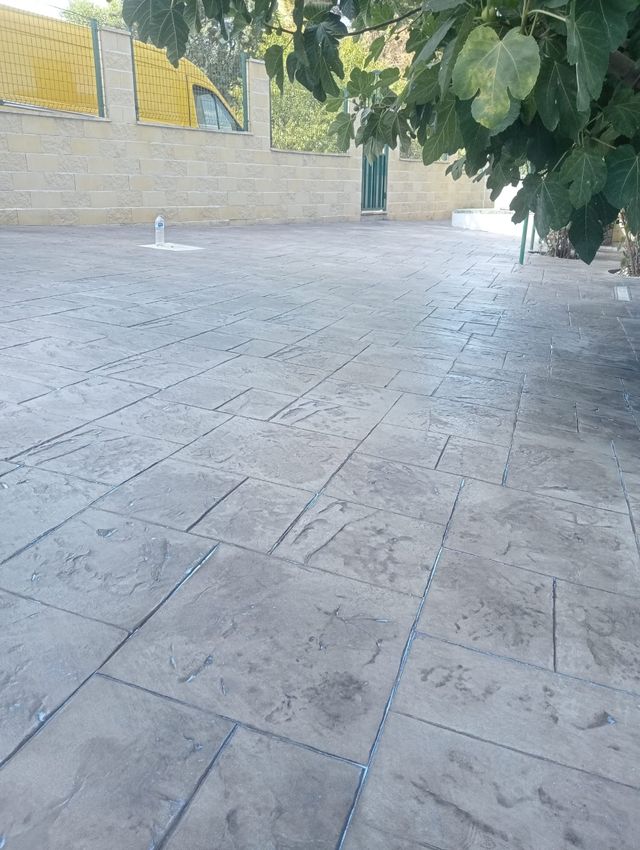 Hormigón impreso y pulido