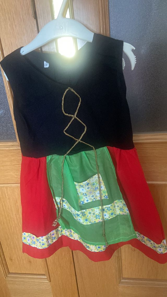 Disfraz infantil pastora talla 4