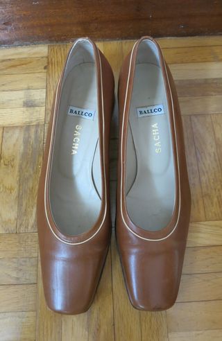 Zapatos Ballco Camel. Talla 36