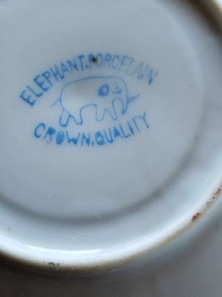 Teiera e 7 piattini vintage floreali