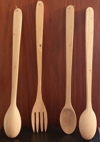 UTENSILIOS DECORATIVOS DE BOJ (15€ CADA UNA)