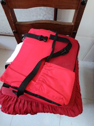 Trona portátil TodoBebé roja