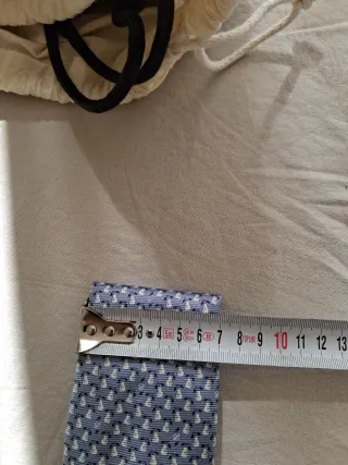 Corbata Loewe Estampada Azul