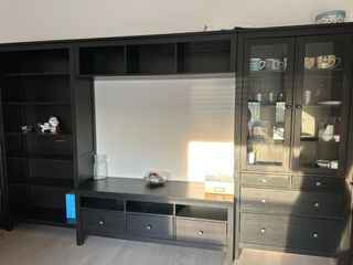 Muebles Salón TV Ikea Hemnes en Negro