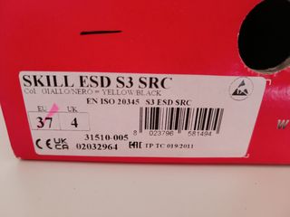 Zapatos de seguridad COFRA talla 37