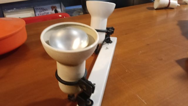 Faretti da parete argento e bianchi