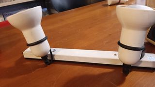 Faretti da parete argento e bianchi