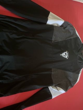 Sudadera Tenth Sport Negra Gris Blanca