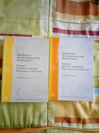 LOTE 5 IBROS MATEMATICAS UNED ADE ECONOMICAS