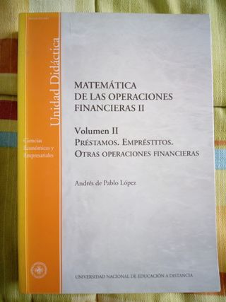 LOTE 5 IBROS MATEMATICAS UNED ADE ECONOMICAS