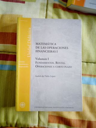 LOTE 5 IBROS MATEMATICAS UNED ADE ECONOMICAS