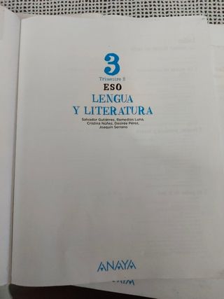 Lengua y Literatura 3.