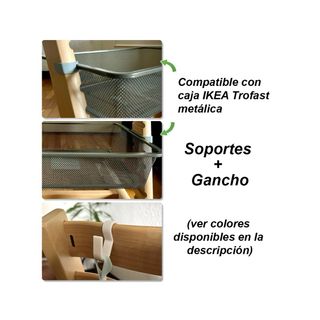 Combo adaptadores + gancho para trona STOKKE