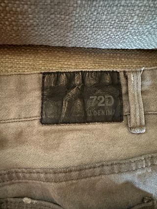 Pantaloni Denim Slim Fit Grigio