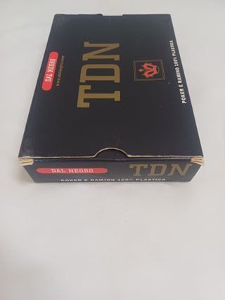 Carte Dal Negro TDN Poker Ramino 100% Plastica