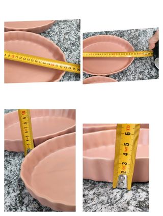 2 Pirofile in ceramica rosa