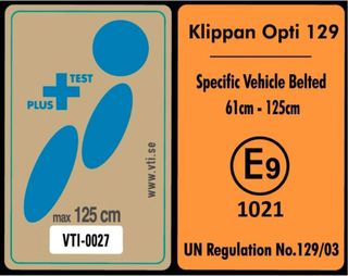 Silla coche klippan OPTI 129 contramarcha