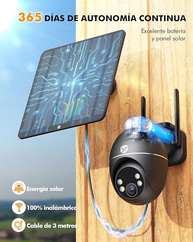 Cámara Solar Exterior 4G LTE