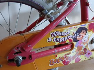 Bicicleta Infantil 16" Dora Exploradora + REGALO