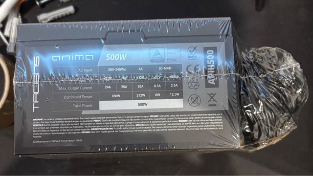 Fonte de Alimentação Tacens Anima 500W