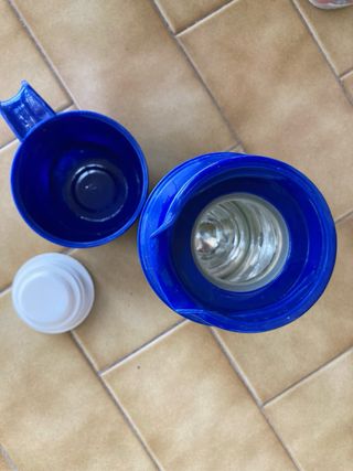 Borraccia verde 750ml con moschettone