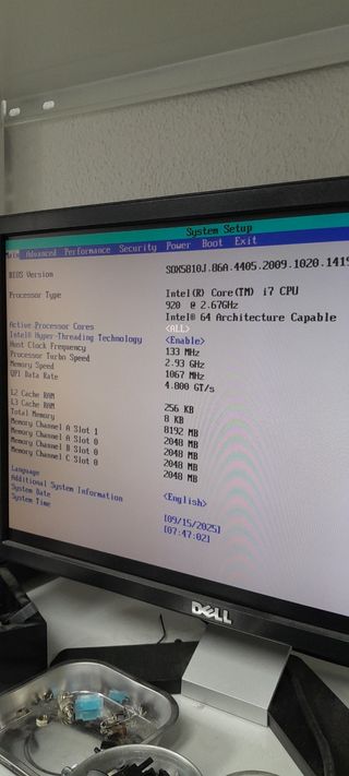 Placa Base Intel DX58SO + i7 + 8GB RAM