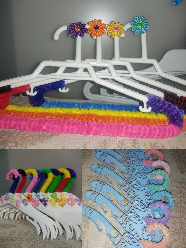 3 lotes Perchas alegres para niñ@s especial regalo