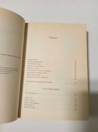 Los cuatro libros: Traducción, introducción y nota