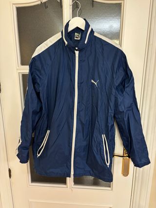 Chubasquero Vintage Puma Azul Talla L