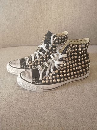 Converse All Star borchie nere 37.5