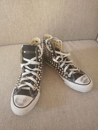 Converse All Star borchie nere 37.5