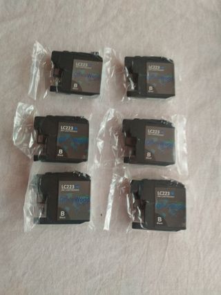 Cartuchos de tinta LC223 Negro OfficeWorld 6 unida
