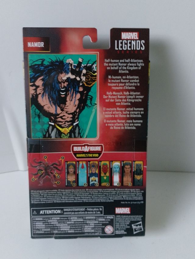 Marvel Legends Namor Figura de Acción