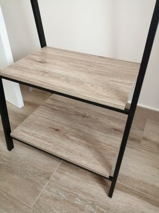 Burro perchero forja y madera