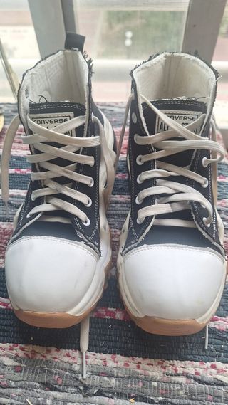 Zapatillas Converse Mujer Negras y Blancas