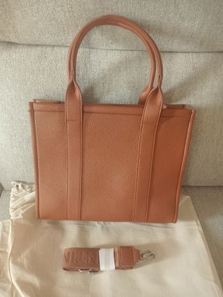Borsa tote bag Valentini marrone