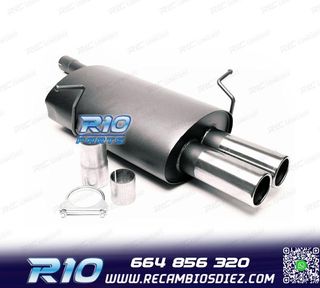 SILENCIOSO ESCAPE PARA BMW SERIE 3 E46 1998-2001 x2