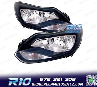 FAROS PARA FORD FOCUS IV 11-14 FONDO NEGRO