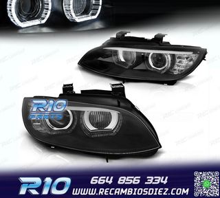 FAROS BMW E92 E93 06-10 XENON AFS OJOS ANGEL LED DLR FONDO N