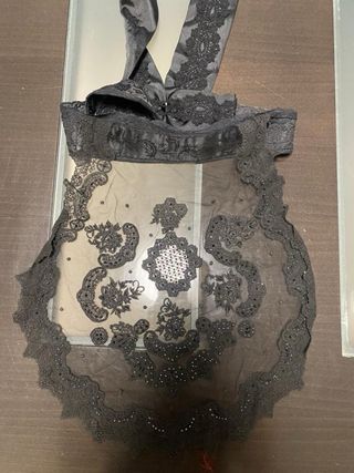 Mantilla y delantal de novia alicantina adulta 
