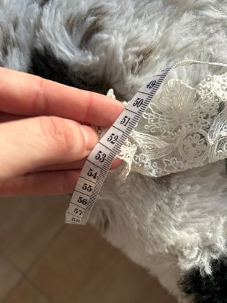 Mantilla y delantal de novia alicantina adulta