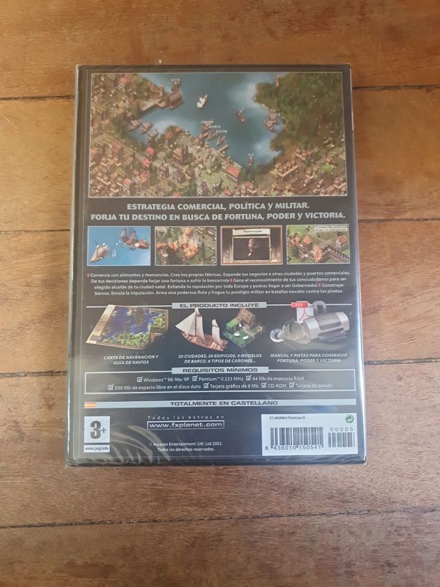 Juego PC Patrician II FX Interactive.