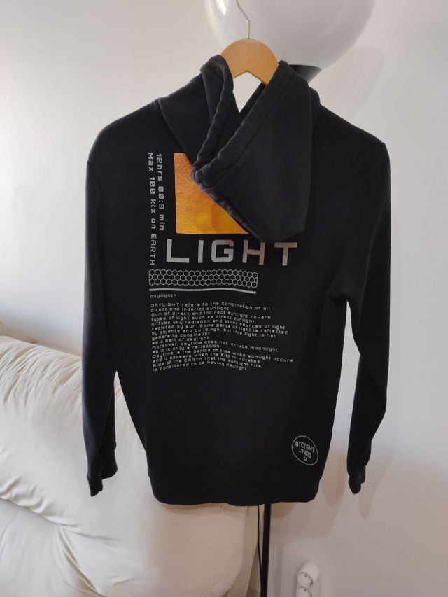 Sudadera Negra Hombre